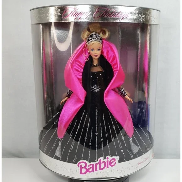 1998 Happy Holidays Special Edition Barbie Doll Box Misprint On Back NRFB 20200